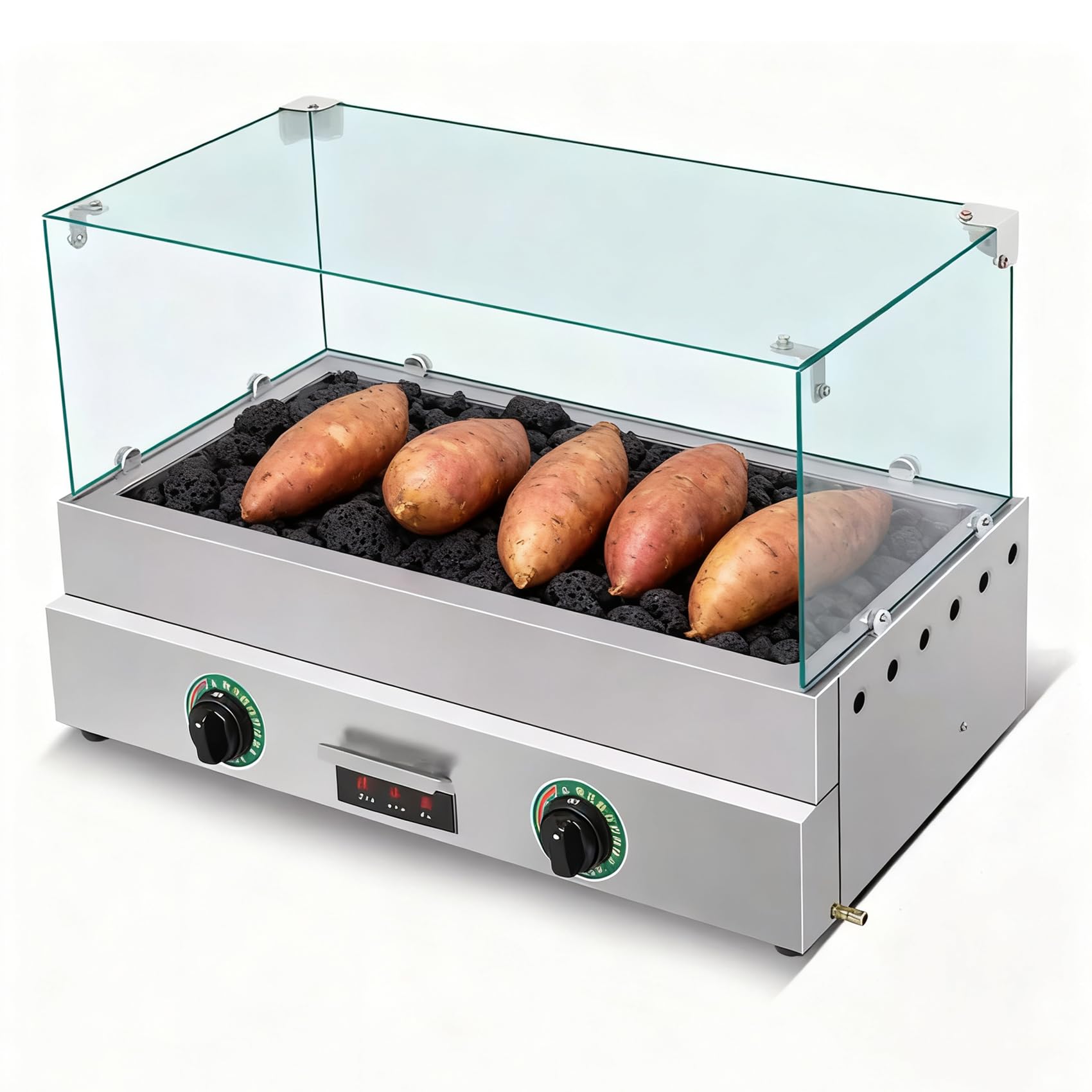 Amazon | 焼き芋器 業務用 石やきいも機 ガス火力 大容量 焼き芋